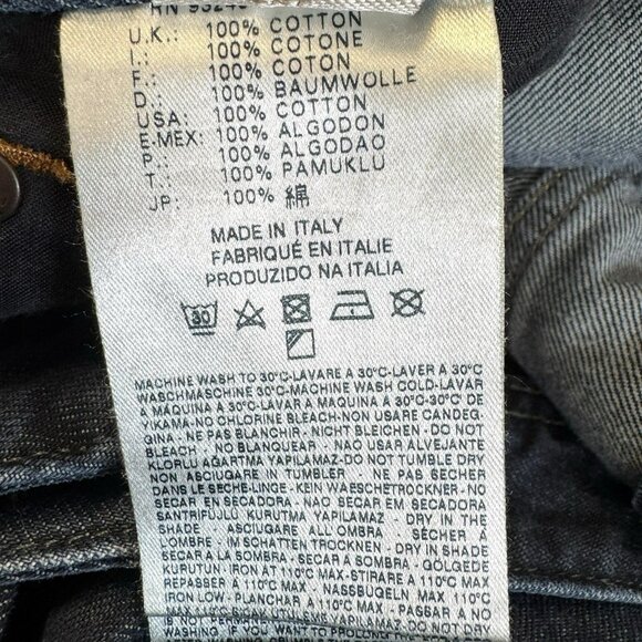 Diesel Larkee Regular Straight Denim Jeans Mens Size 32x30 Button Fly Italy - Picture 10 of 10